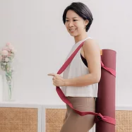 USHaS 瑜癒丨多功能純棉瑜珈收納繩 罌粟紅
