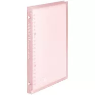 Maruman KURUFIT 20孔活頁夾A5/ 淺粉紅