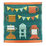 【日本丸真】PorukkaPattern葡萄牙製北歐插畫創意洗臉巾 (露營)