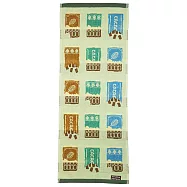 【日本丸真】PorukkaPattern葡萄牙製北歐插畫創意毛巾 (巧克力)