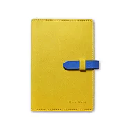 【DATA MATE 萬用手冊】DM-532 東歐風格 A7尺寸 6孔活頁夾- 黃色