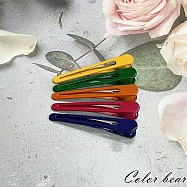 【卡樂熊】基本亮面5入組鴨嘴夾/造型髮夾(兩色)- 暖色系