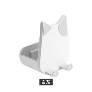【上手家居】無痕鍋蓋架(廚房收納/砧板架/廚房用品/鍋蓋收納架/鍋蓋架壁掛/鍋鏟架/湯勺架) 白灰