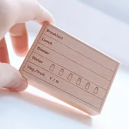 【Groww and Gloww】木製印章 Vol.2 常日 好好用餐