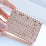 【Groww and Gloww】木製印章 Vol.2 常日 番茄時鐘