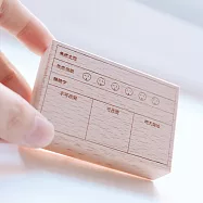 【Groww and Gloww】木製印章 Vol.2 常日 焦慮過程