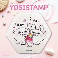 YOSISTAMP/呦嘻百分百 陶瓷杯墊 戀愛的滋味
