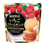七尾製菓 法蘭酥夾心餅-草莓風味(66g)