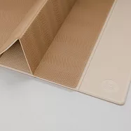 USHaS 瑜癒丨馬卡龍 輕收納折疊瑜珈墊6mm_春夏雙色 野餐墊 運動墊 戶外 健身 輕量 台灣製 奶油鵝黃