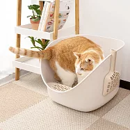 【汪喵星球】專利小白鯨砂盆 (奶茶杏1入)