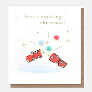 Caroline Gardner 英國進口小絨球聖誕卡片 幸福火花