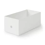 【MUJI 無印良品】聚丙烯檔案盒.標準型.寬.1/2.白灰