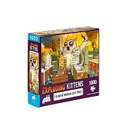 【GoKids】爆炸貓1000片拼圖: 哥吉喵 英文版 Exploding Kittens 1000 Piece Puzzle Feline Of Unusual Siz