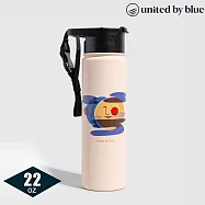 United by Blue 707-279 不鏽鋼保溫瓶 (22oz|650ml) / 城市綠洲 (保溫12h 保冷24h) 288-月亮-奶油色