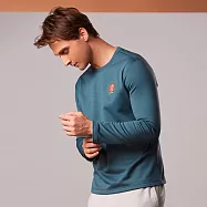 【ST.MALO】石墨烯遠紅外線智能溫控機能男上衣-2227MT- L 普魯士藍