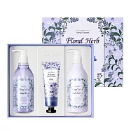 韓國 Medi Flower 身體護理香氛禮盒 / 草本花卉 (沐浴露 300ml + 身體乳 300m l+ 護手霜 80g) 草本花卉