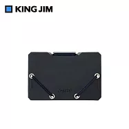 【KING JIM】CHEERS! 霓虹色卡片收納夾 黑色 (CH2512T-GR)