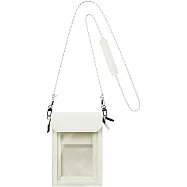 【KING JIM】Flatty One Mile多用途可斜背收納袋 S 白色 (5560-WH)