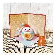 【HobbyEasy】開運招福!超可愛羊毛氈吉祥物 ： 夢想成真祈願兔