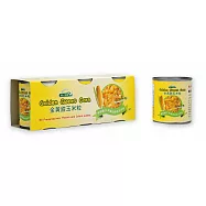 【統一生機】金黃甜玉米粒3入組 190g*3罐/盒