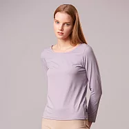 【ST.MALO】超導石墨烯遠紅外線智能溫控女上衣-2261WT- M 羅蘭紫