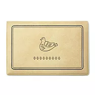 【日本HIGHTIDE】日本復古白鴿存摺/卡片收納夾 ‧ 象牙白