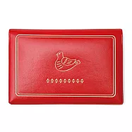 【日本HIGHTIDE】日本復古白鴿存摺/卡片收納夾 ‧ 紅色