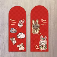 法鬥兔年燙金紅包袋組合(兩款共10入)