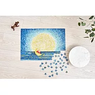 【克里斯多插畫森林】水彩風拼圖-520片紙拼圖-月光海