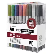 【TOMBOW日本蜻蜓】ABT PRO雙頭麥克筆36色組A