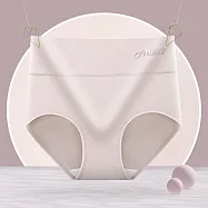 【唯蜜色】高腰大碼純棉收腹提臂透氣抗菌女內褲- 卡其