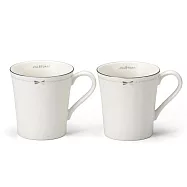 【NARUMI鳴海】JILL STUART聯名系列-典雅慶賀陶瓷(310cc)馬克杯雙人二件組