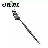 【OMORY】不鏽鋼鍍鈦輕奢(餐叉)- 消光黑