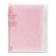 KOKUYO Pastel Cookie 8孔活頁本U罫40枚A5- 粉