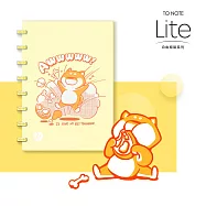 TO NOTE Lite X TORA副總柴 聯名扉頁 大吃貨