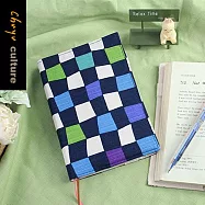 珠友 B6/32K日本布可調式書衣/書皮/書套/本子保護套 03棋格