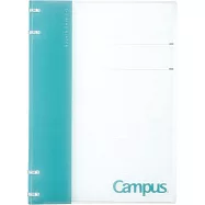 KOKUYO Campus 2x2薄型4孔活頁夾 A4-水藍