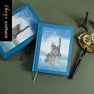 珠友 A5/25K日記/盒裝日誌/精裝筆記/硬殼手札/附鎖頭鑰匙/彩色內頁-秘境宮殿/192張 秘境宮殿