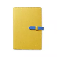 【 DATA MATE 萬用手冊】 DM-732T 東歐風格 A6尺寸 6孔活頁夾- 黃色