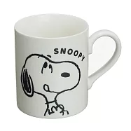 【日本金正陶器】Snoopy史奴比 one’s陶瓷馬克杯260ml ‧ 白