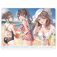 不時輕聲地以俄語遮羞的鄰座艾莉同學(原作) 滑鼠墊 D