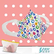 YSH益勝軒 小童4-7歲 3D 醫療 立體口罩-台灣製 符合國家標準 彩虹泡泡(50入/盒) 彩虹泡泡(50入/盒)