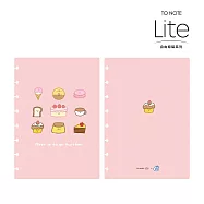 TO NOTE Lite X 傑克在箱子裡 聯名扉頁 愛甜點