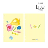 TO NOTE Lite X 傑克在箱子裡 聯名扉頁 玩文具