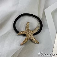 【卡樂熊】簡約海星造型髮束(兩色)- 金色
