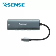 Esense Type-C TO HDMI/USB/PD轉接器 H542