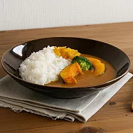 【日本K-ai】職人窯燒匠釉 陶瓷深盤22cm ‧ 深棕