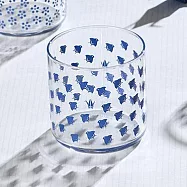 【日本K-ai】日本和紋透明玻璃杯320cc ‧ 鶴鳥