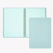 MIDORI 點點彩色線圈筆記本A5- 藍