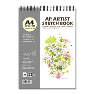 AP A4 多功能速寫本(上翻鐵圈)